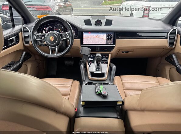 WP1AA2AY2MDA03187 2021 PORSCHE CAYENNE Коричневый Вид наклейки с VIN-кодом