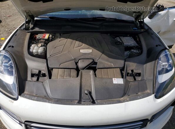 WP1AA2AY5MDA01577 2021 PORSCHE CAYENNE Белый Вид подкапотного пространства