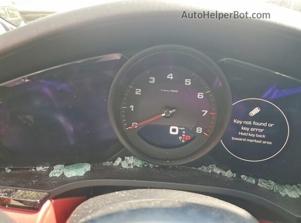WP1AA2AY5MDA01577 2021 PORSCHE CAYENNE Белый Вид щитка приборов