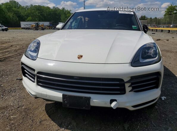 WP1AA2AY5MDA01577 2021 PORSCHE CAYENNE Белый Вид спереди