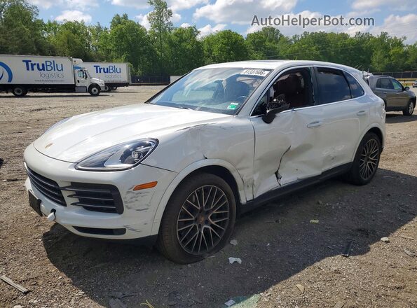 WP1AA2AY5MDA01577 2021 PORSCHE CAYENNE Белый Передняя левая четверть
