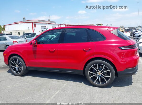 WP1AA2AY5RDA02039 2024 PORSCHE CAYENNE Red Widok wnętrza 360 stopni