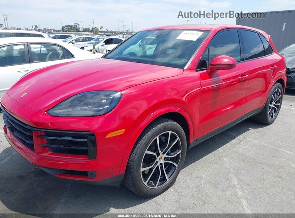 WP1AA2AY5RDA02039 2024 PORSCHE CAYENNE Red Przód lewy