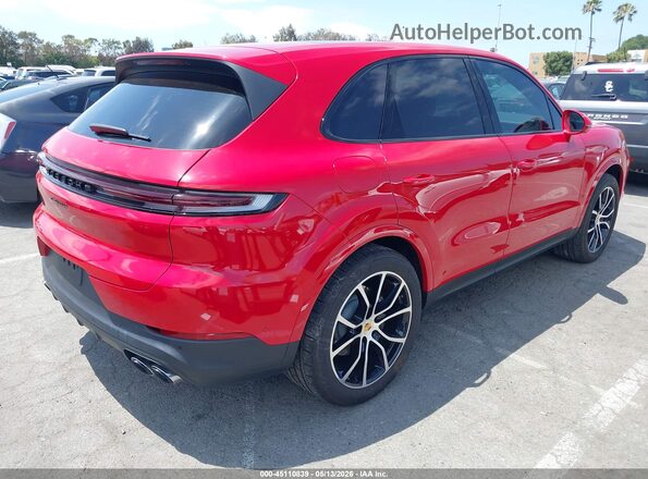WP1AA2AY5RDA02039 2024 PORSCHE CAYENNE Red Tył prawy
