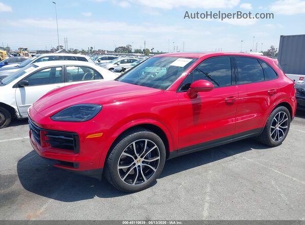 WP1AA2AY5RDA02039 2024 PORSCHE CAYENNE Red Widok z przodu