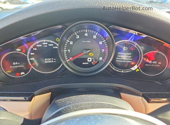 WP1AA2AY7LDA06276 2020 PORSCHE CAYENNE Silver Vista del cuadro de instrumentos