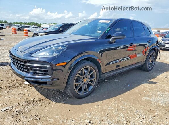 WP1AA2AY8LDA08232 2020 PORSCHE CAYENNE Black Vista tres cuartos delantera izquierda