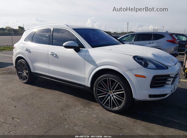 WP1AA2AY9KDA09551 2019 PORSCHE CAYENNE Белый Передняя правая четверть