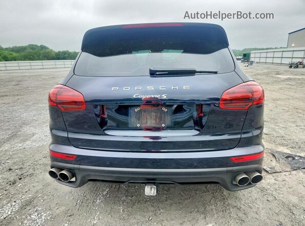 WP1AB2A24GLA96216 2016 PORSCHE CAYENNE Black Widok z tyłu