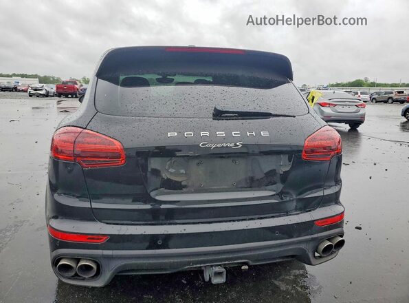 WP1AB2A24HLA53545 2017 PORSCHE CAYENNE Black Հետևի տեսք