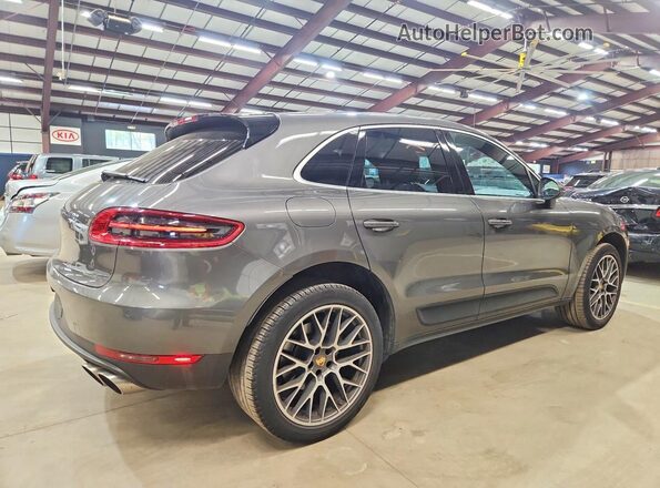 WP1AB2A50GLB42702 2016 PORSCHE MACAN Серый Задняя правая четверть