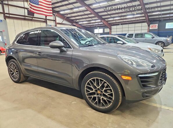 WP1AB2A50GLB42702 2016 PORSCHE MACAN Серый Передняя правая четверть