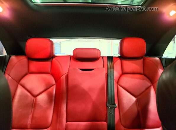 WP1AB2A50GLB42702 2016 PORSCHE MACAN Серый Вид задних сидений