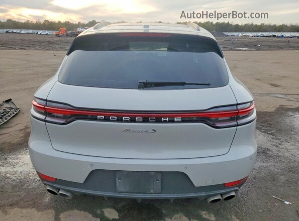 WP1AB2A50MLB35258 2021 PORSCHE MACAN Серый Вид сзади