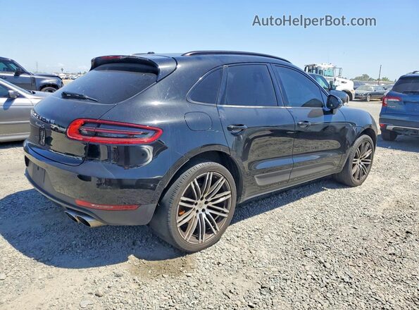 WP1AB2A52HLB16149 2017 PORSCHE MACAN Black Tył prawy