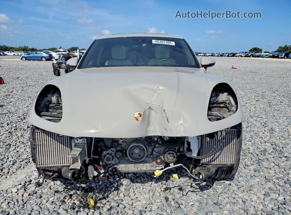 WP1AB2A53KLB30858 2019 PORSCHE MACAN Желто-коричневый Вид спереди