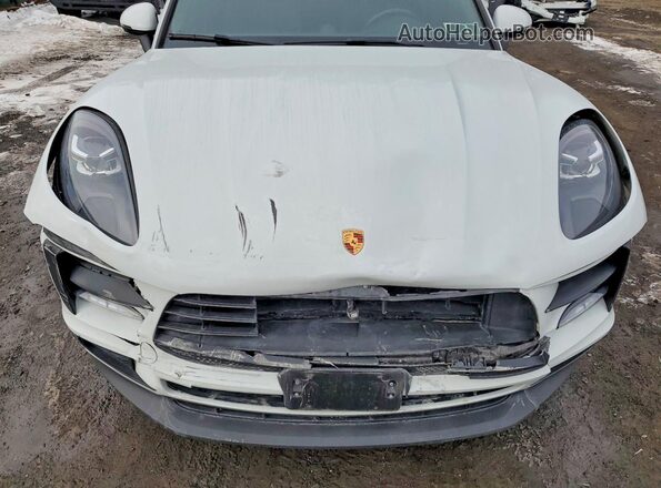 WP1AB2A53MLB32340 2021 PORSCHE MACAN Белый Вид подкапотного пространства