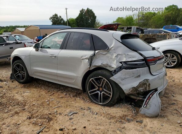 WP1AB2A53MLB33214 2021 PORSCHE MACAN Silver უკანა მარცხენა