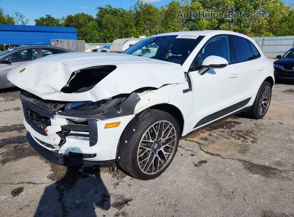 WP1AB2A53MLB35738 2021 PORSCHE MACAN Белый Передняя левая четверть