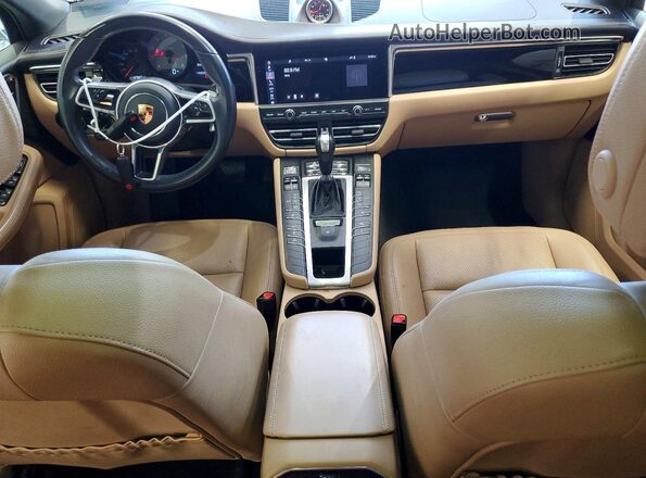 WP1AB2A54LLB36248 2020 PORSCHE MACAN Gray Widok deski rozdzielczej