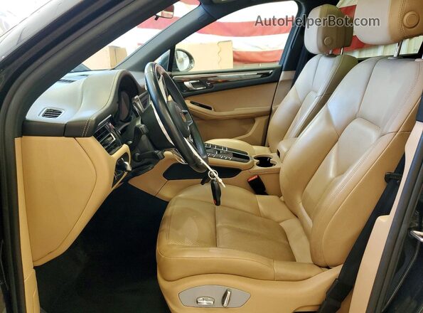 WP1AB2A54LLB36248 2020 PORSCHE MACAN Gray Widok wnętrza z przodu