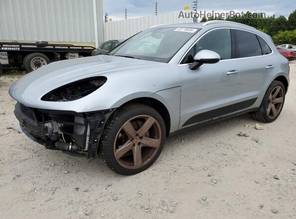 WP1AB2A55LLB32001 2020 PORSCHE MACAN Silver Vista tres cuartos delantera izquierda