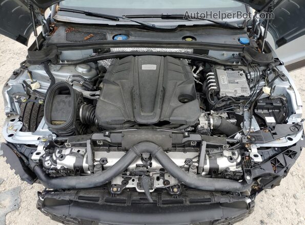 WP1AB2A55LLB32001 2020 PORSCHE MACAN Silver Vista del compartimento del motor