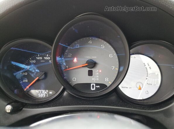 WP1AB2A55LLB32001 2020 PORSCHE MACAN Silver Vista del cuadro de instrumentos