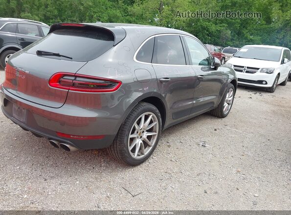 WP1AB2A56GLB42817 2016 PORSCHE MACAN Черный Задняя правая четверть