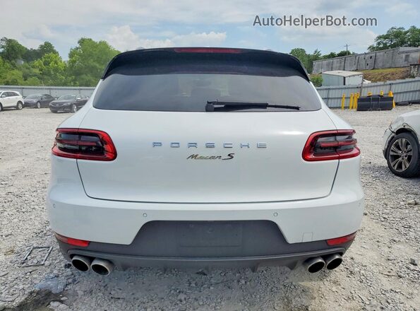 WP1AB2A56GLB48617 2016 PORSCHE MACAN White უკანა ხედი