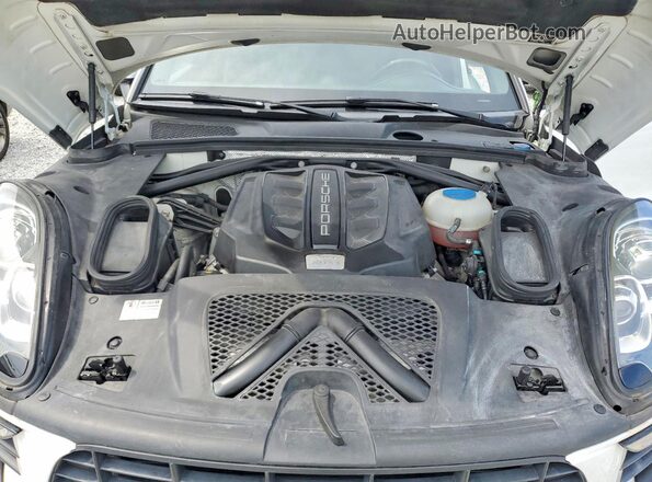 WP1AB2A56GLB48617 2016 PORSCHE MACAN White ძრავის განყოფილების ხედი