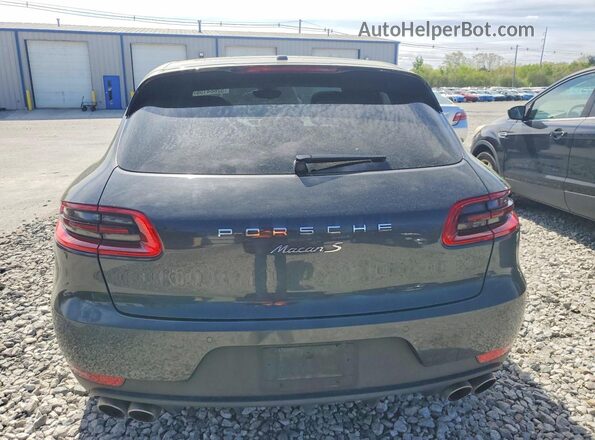 WP1AB2A56JLB38502 2018 PORSCHE MACAN Черный Вид сзади