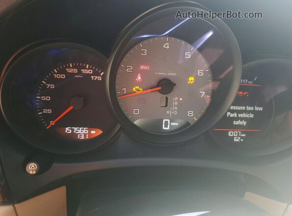 WP1AB2A56JLB38502 2018 PORSCHE MACAN Черный Вид щитка приборов