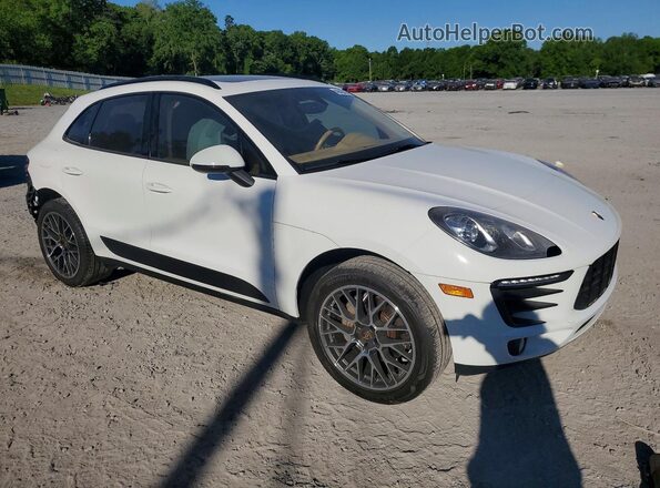 WP1AB2A57GLB41059 2016 PORSCHE MACAN Белый Передняя правая четверть