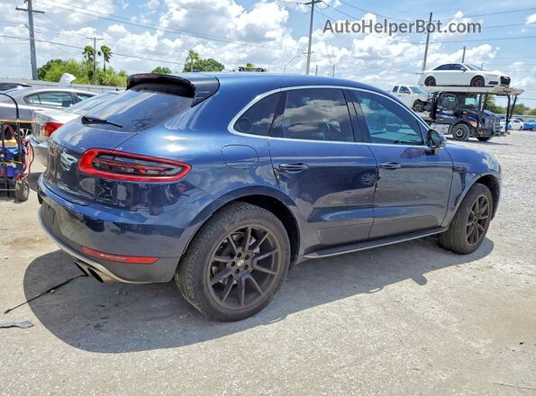 WP1AB2A5XGLB55814 2016 PORSCHE MACAN Синий Задняя правая четверть