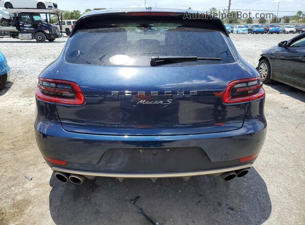 WP1AB2A5XGLB55814 2016 PORSCHE MACAN Синий Вид сзади