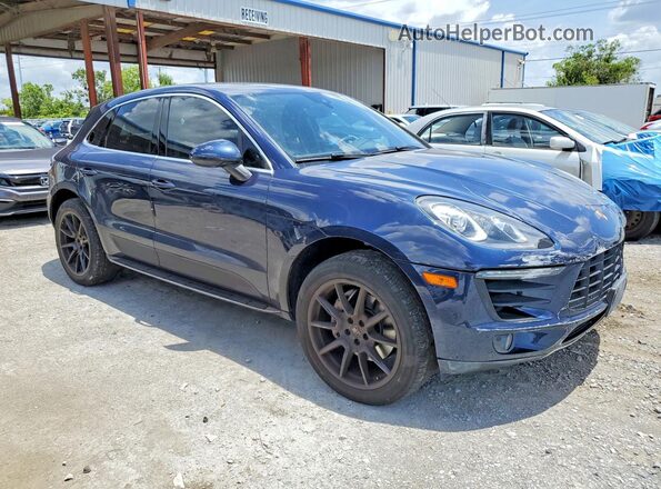 WP1AB2A5XGLB55814 2016 PORSCHE MACAN Синий Передняя правая четверть