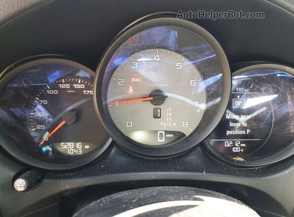 WP1AB2A5XGLB55814 2016 PORSCHE MACAN Синий Вид щитка приборов
