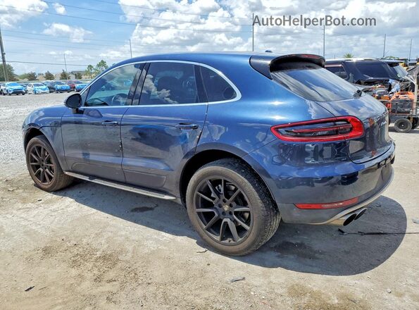 WP1AB2A5XGLB55814 2016 PORSCHE MACAN Синий Задняя левая четверть