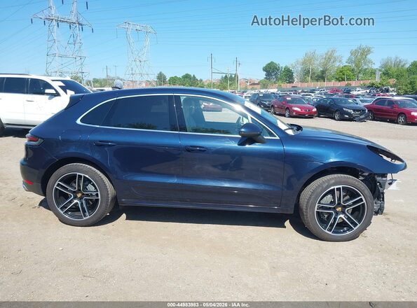 WP1AB2A5XKLB32655 2019 PORSCHE MACAN Dark Blue Вид задней части салона