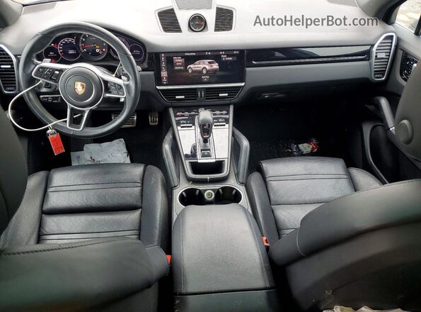 WP1AB2AY7MDA27949 2021 PORSCHE CAYENNE Black წინა პანელის ხედი
