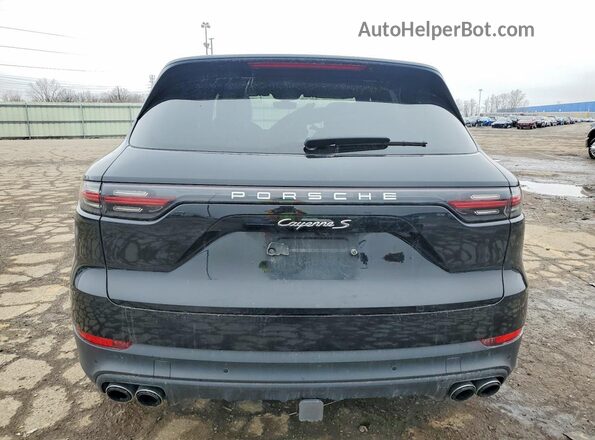 WP1AB2AY7MDA27949 2021 PORSCHE CAYENNE Black უკანა ხედი