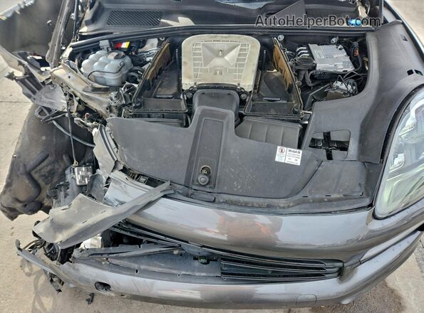 WP1AB2AY8KDA63419 2019 PORSCHE CAYENNE Gray ძრავის განყოფილების ხედი