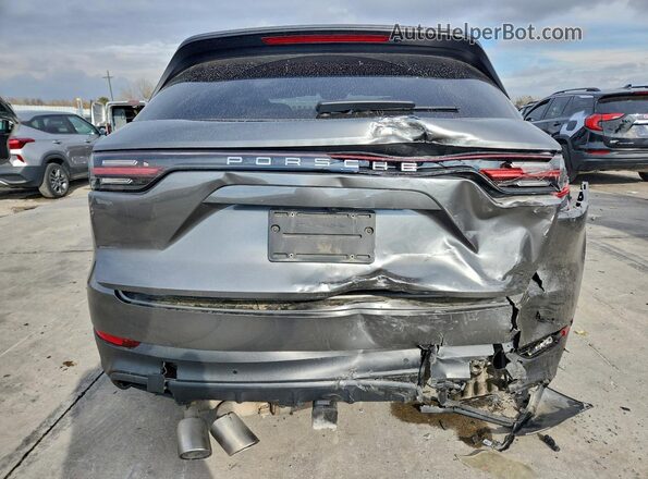 WP1AB2AY8KDA63419 2019 PORSCHE CAYENNE Gray უკანა ხედი