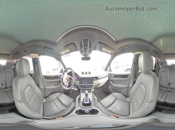 WP1AB2AY8KDA63419 2019 PORSCHE CAYENNE Gray სალონის 360-გრადუსიანი ხედი