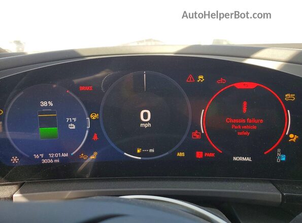 WP1AB2XA8SL152940 2025 PORSCHE MACAN Фиолетовый Вид щитка приборов
