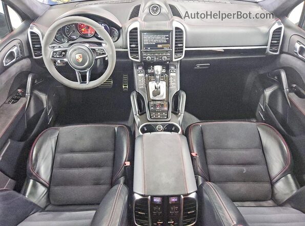 WP1AD2A23GLA70894 2016 PORSCHE CAYENNE Черный Вид панели приборов