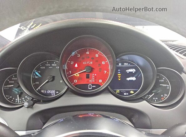 WP1AD2A23GLA70894 2016 PORSCHE CAYENNE Черный Вид щитка приборов