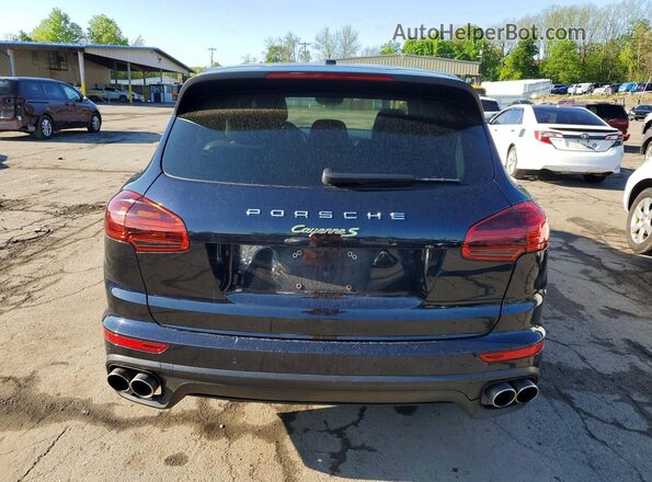 WP1AE2A26GLA63001 2016 PORSCHE CAYENNE Черный Вид сзади