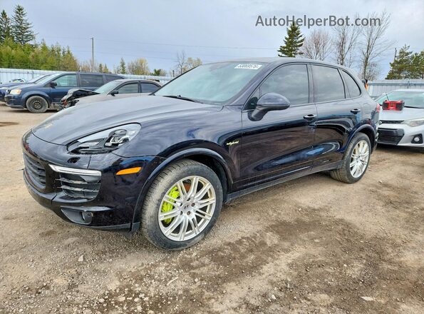WP1AE2A27GLA60480 2016 PORSCHE CAYENNE Black Vista tres cuartos delantera izquierda